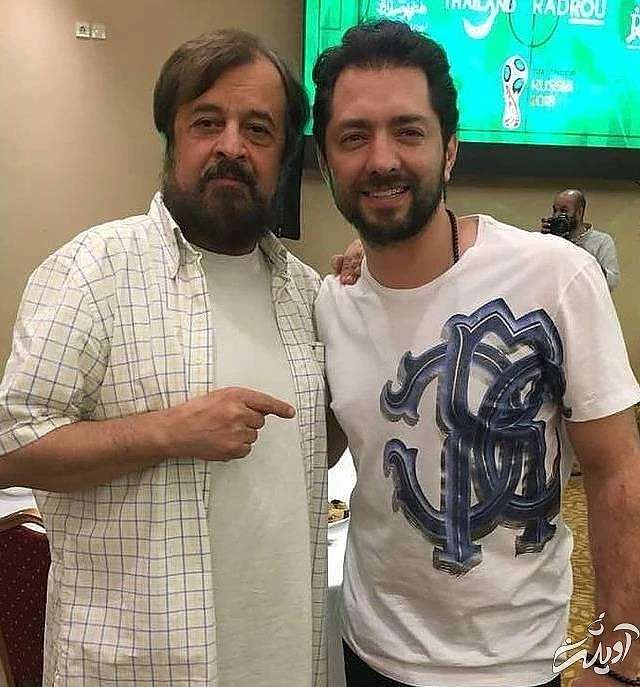 بهرام رادان و زنده یاد حمیدرضا صدر بهرام رادان و حمیدرضا صدر